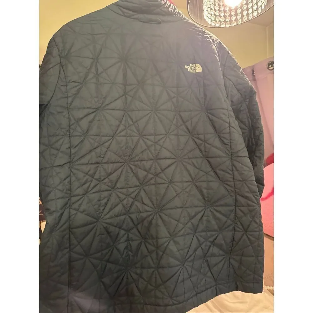 The north face silver/gray thermoball eco trekker jacket/coat packable puffer